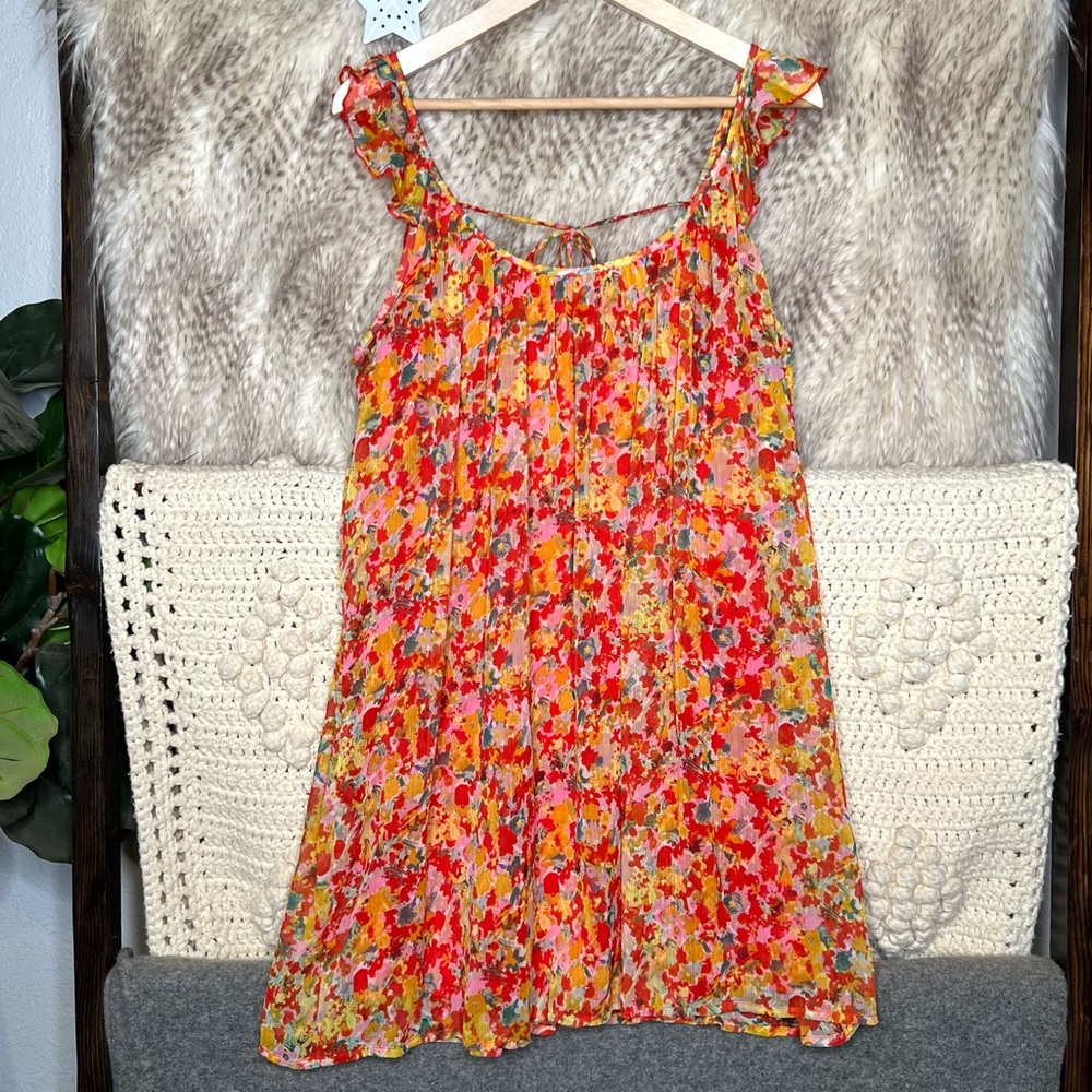 Vera Moda Floral Red Dress